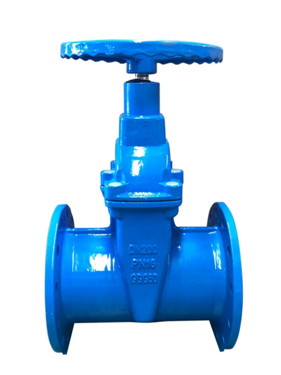 A DIN 3352 F5 Gate Valve, a type of non-rising stem valve conforming to German industry standards.