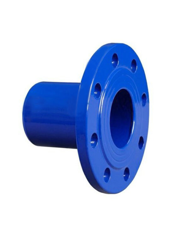 Image of a cast iron spigot flange.