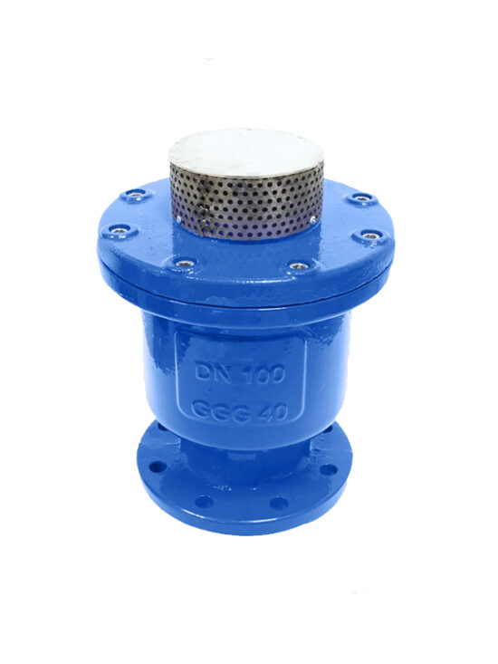 A close-up image of the Dynamic Anti Shock Air Release Valve, showcasing its innovative design and durable construction. This high-quality valve is designed to release air and prevent shock in various applications, ensuring smooth and efficient operation.
