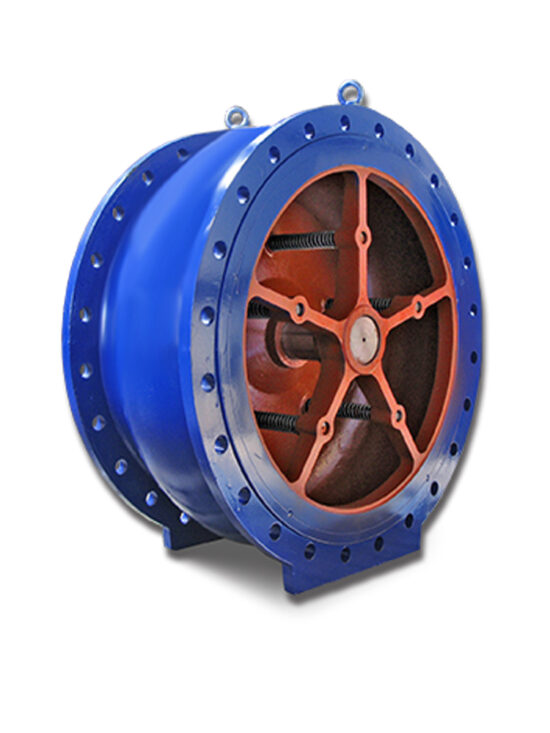 An Axial Nozzle Check Valve, used for controlling the flow of fluids, gases, or steam, with axial nozzle design.