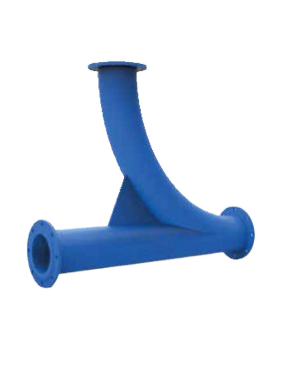 Flanged Radial Tee: A pipe fitting with a flanged radial tee design