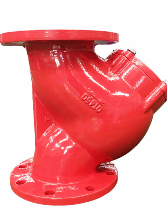 Ductile iron Y type strainer filter with stainless steel screen – durable Y strainer valve for industrial pipeline systems