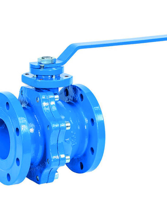 A blue JIS 10K flanged ball valve manufactured by Jhy Group. This high-quality valve, designed by a leading ball valve manufacturer, meets Japanese Industrial Standards and is suitable for various industrial applications.